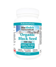 Load image into Gallery viewer, Black Cumin Seed Oil Capsules. Organic, Cold Pressed. 500mg
