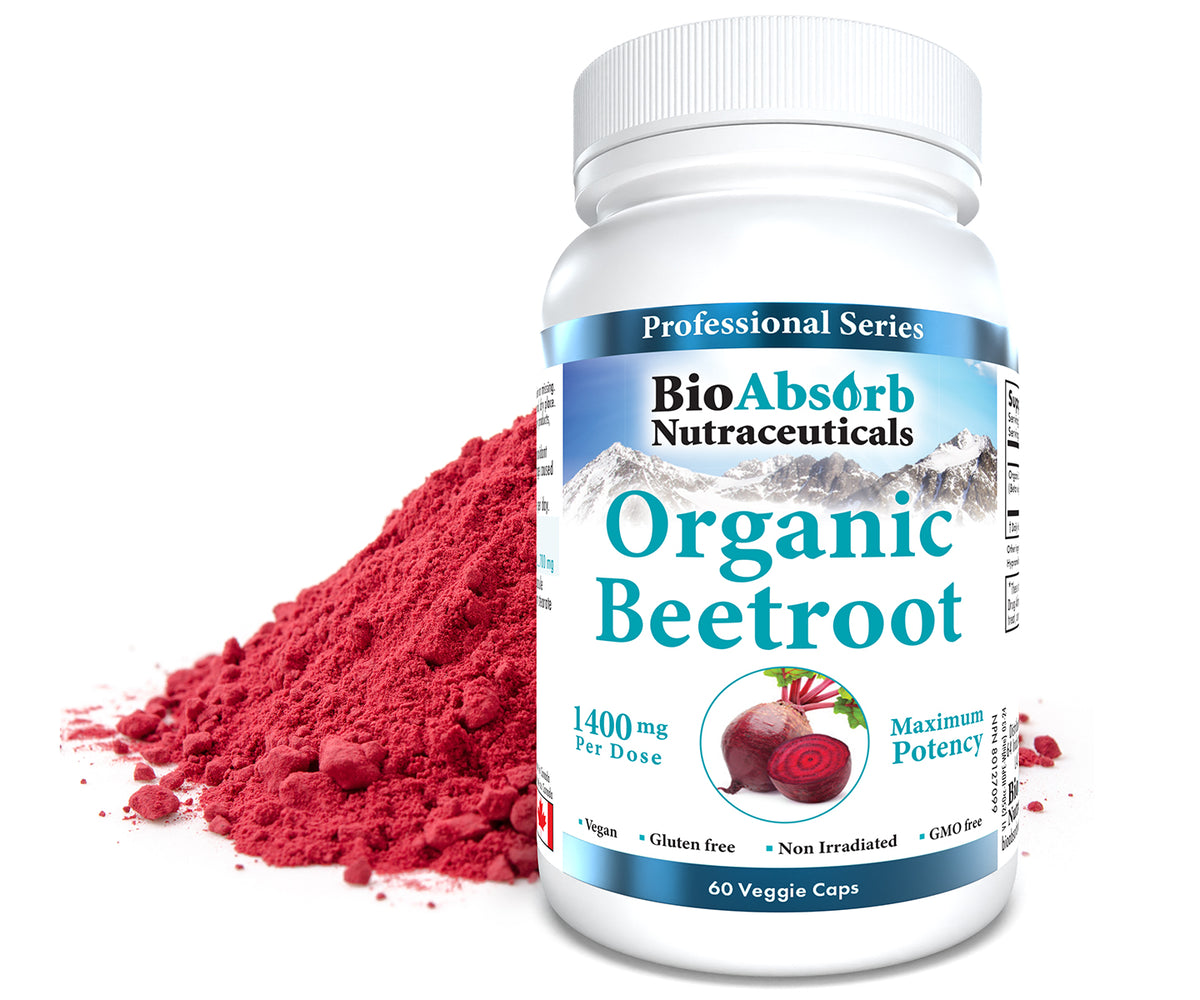 Organic Beetroot Capsules 1400mg – Heavy-Metal Tested, Vegan – Bio ...