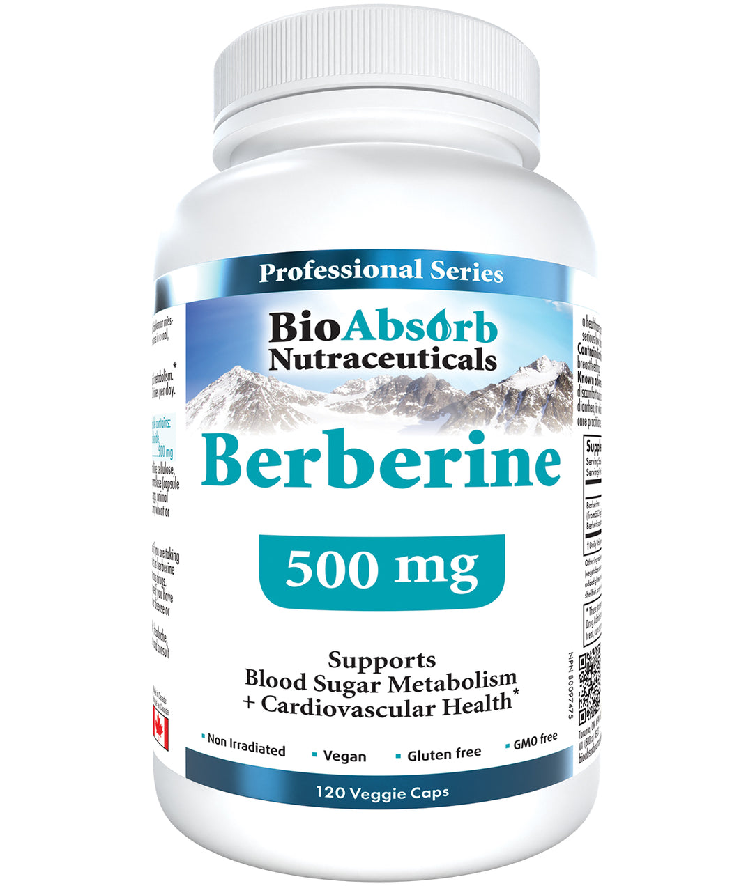 Berberine 500mg Supplement, 97% Tested Purity Berberine HCL Supplements Sourced From Non-GMO Berberis Aristata