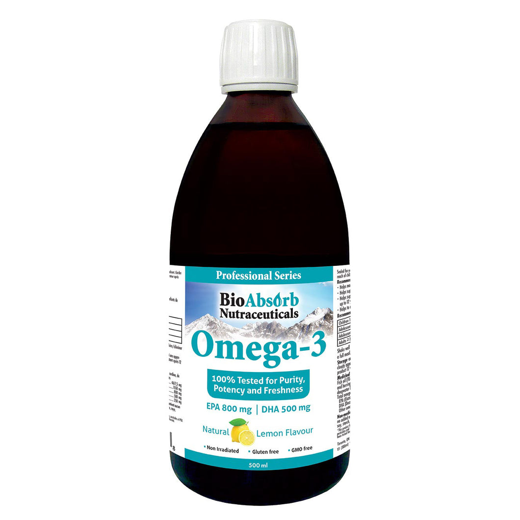 Premium Omega 3 Fish Oil Liquid - Boost Health & Vitality! – Bio Absorb  Nutraceuticals