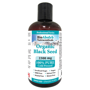 Organic Black Seed Oil. Cold Pressed Unrefined. 54-Day Supply. Extracted from Black Cumin (Nigella Sativa) Seeds (270ml)