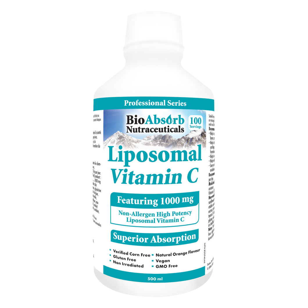 Liposomal Vitamin C 1000 mg - Superior Absorption, Non GMO, Corn-Free