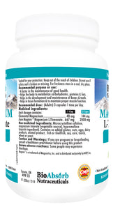 Magnesium L-Threonate - Magtein. 2,000 mg w/ 144 mg of Elemental Chelated Magnesium. 120 Veggie Capsules (40-day supply)