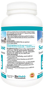 Serrapeptase Enzyme, High Potency 120000 Units (SPU). 400 Delayed Release, Vegetarian Capsules. 400-day supply