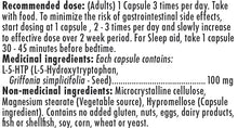 Load image into Gallery viewer, 5-HTP Supplement, 100 mg, 40-Day Supply, Natural Non-GMO Serotonin Booster, 120 Vegan Capsules
