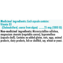 Load image into Gallery viewer, Vegan Vitamin D3 1000 IU

