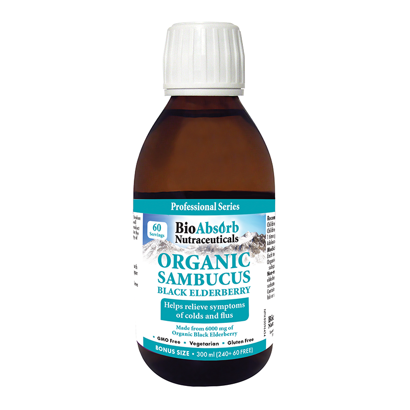 Organic Sambucus Black Elderberry