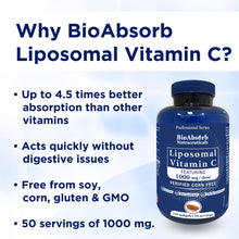 Load image into Gallery viewer, Liposomal Vitamin C 1000mg. 70-Day Supply, 210 Softgel Capsules. Corn-Free, Soy-Free, Non GMO.
