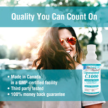 Load image into Gallery viewer, Liposomal Vitamin C 1000 mg - Superior Absorption, Non GMO, Corn-Free
